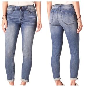 Democracy Essential Ab Solution "Booty Lift" ankle jeans Women's Size 10
